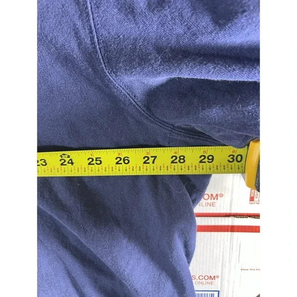 Vintage Polo Ralph Lauren Shirt Mens 2XLT Navy Rugby Long Sleeve 90s RARE SIZE - Picture 6 of 7